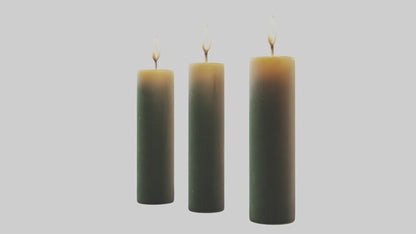 3D model Candles model VR / AR / low-poly