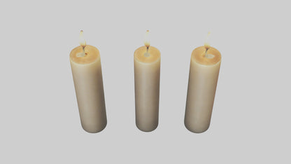3D model Candles model VR / AR / low-poly