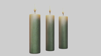 3D model Candles model VR / AR / low-poly