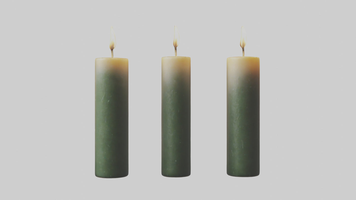 3D model Candles model VR / AR / low-poly