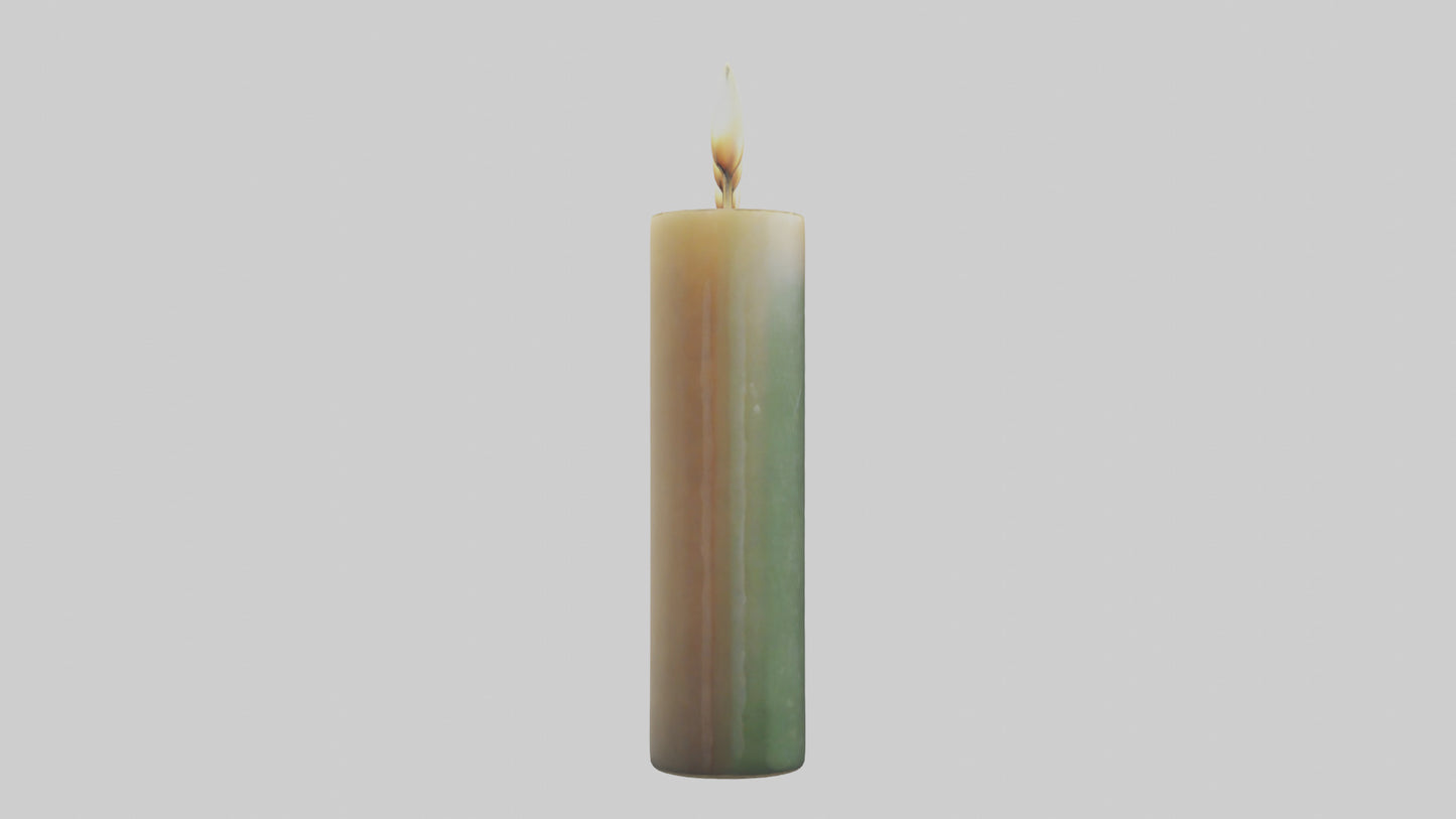3D model Candles model VR / AR / low-poly