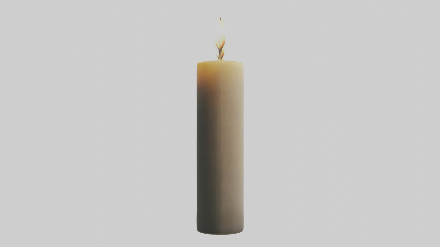 3D model Candles model VR / AR / low-poly
