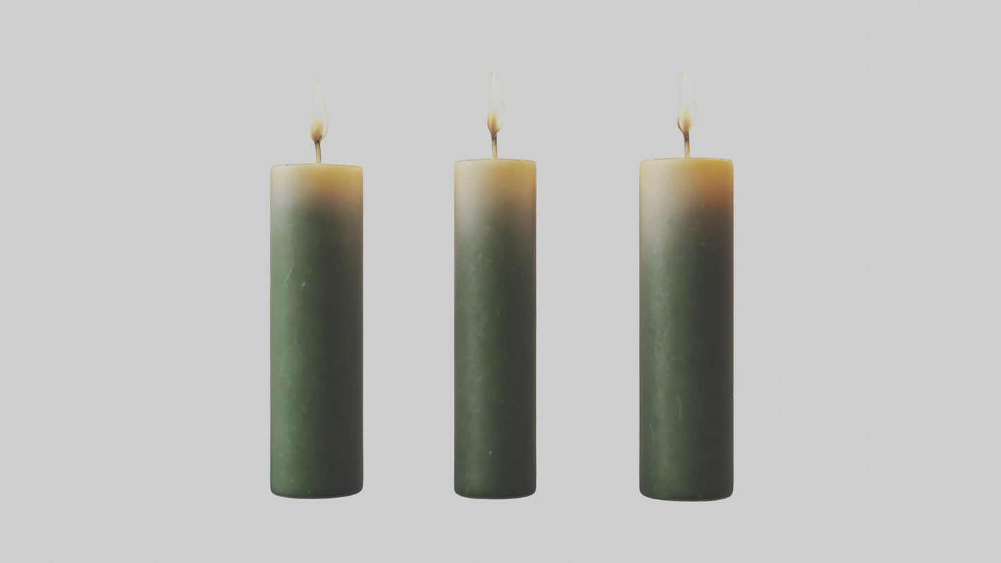 3D model Candles model VR / AR / low-poly