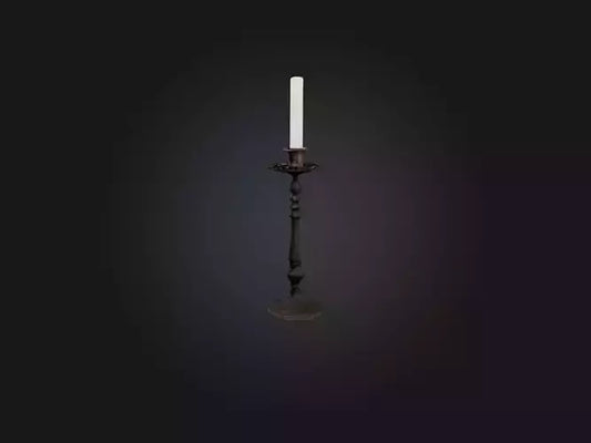 3D model Candlestick VR / AR / low-poly
