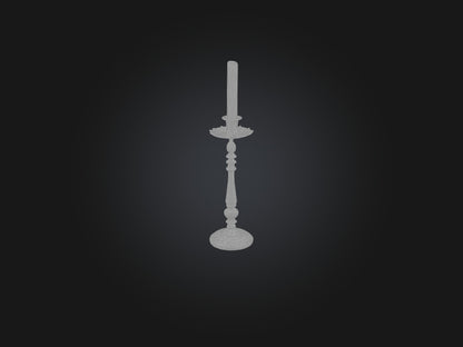3D model Candlestick VR / AR / low-poly