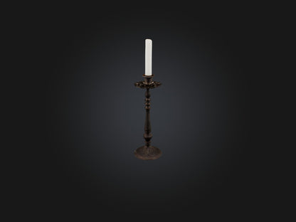 3D model Candlestick VR / AR / low-poly