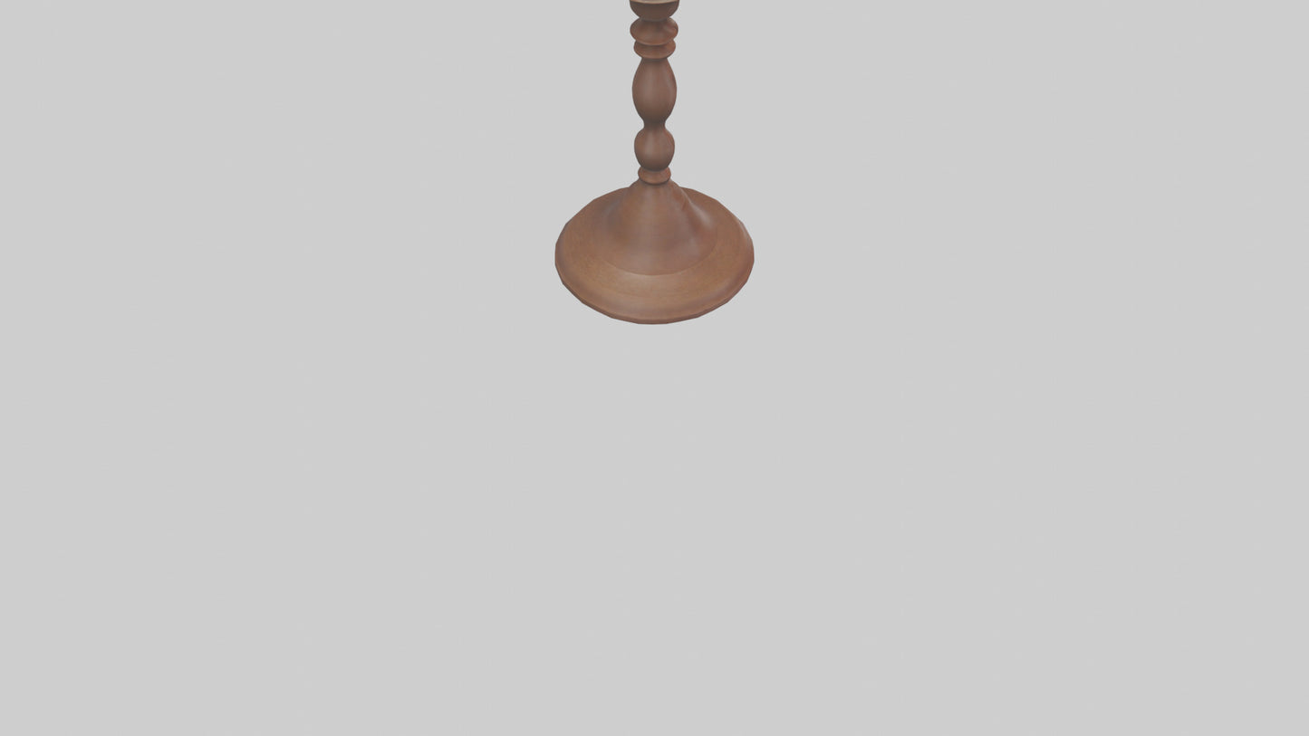 3D model Candlestick model VR / AR / low-poly