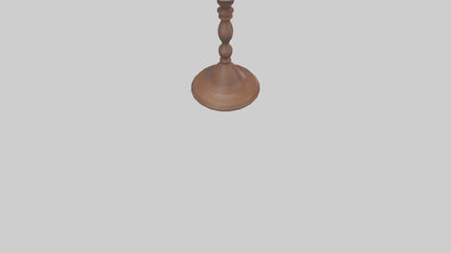 3D model Candlestick model VR / AR / low-poly