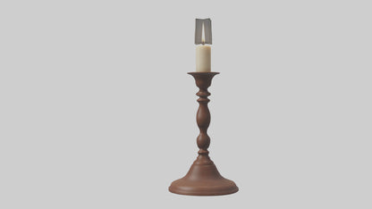 3D model Candlestick model VR / AR / low-poly