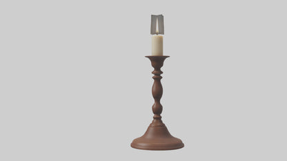3D model Candlestick model VR / AR / low-poly