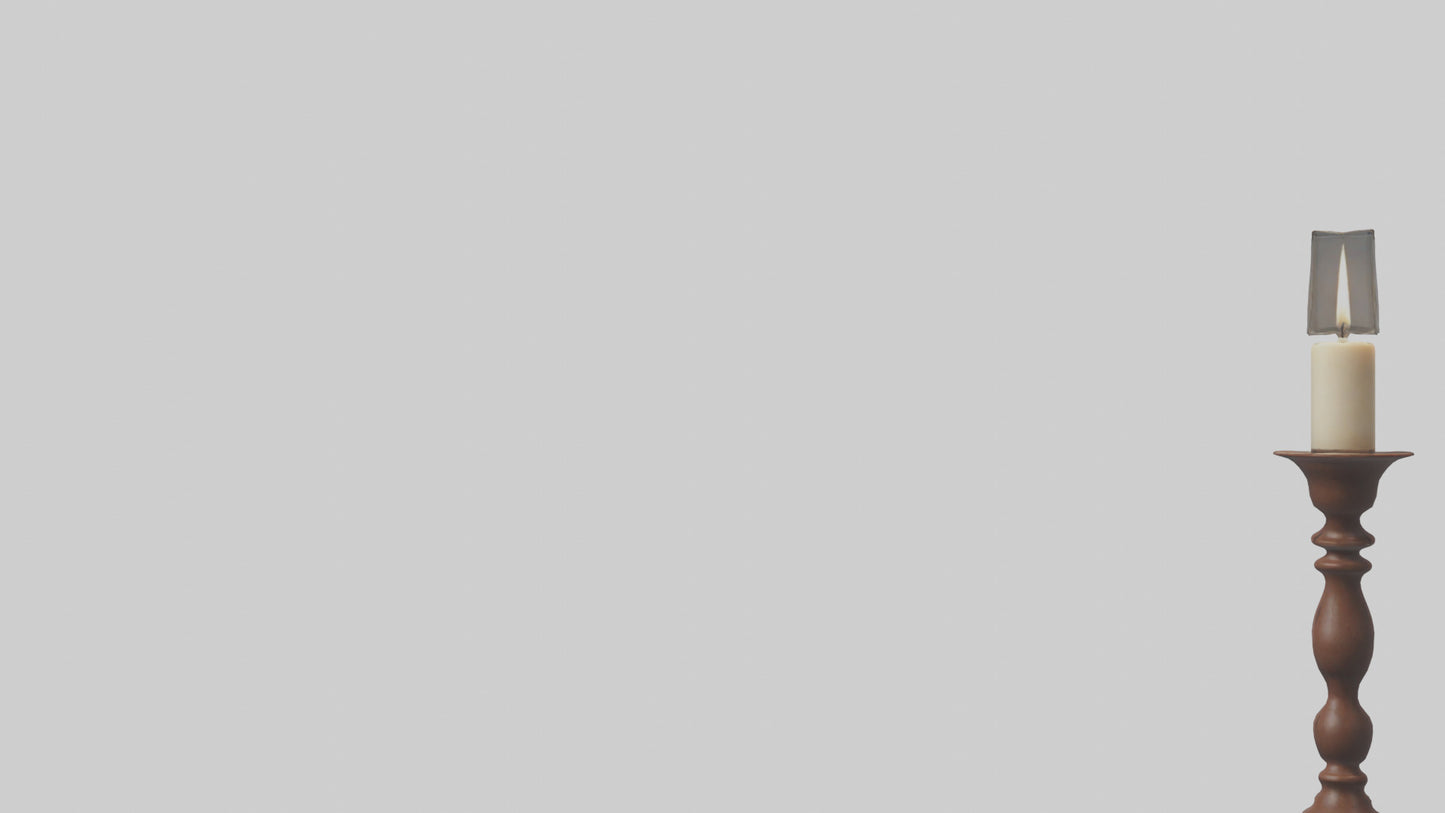 3D model Candlestick model VR / AR / low-poly