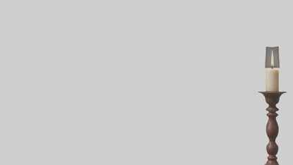 3D model Candlestick model VR / AR / low-poly