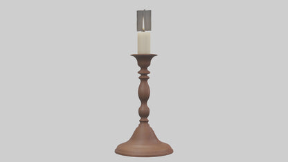 3D model Candlestick model VR / AR / low-poly