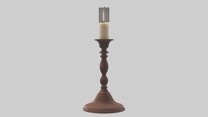 3D model Candlestick model VR / AR / low-poly