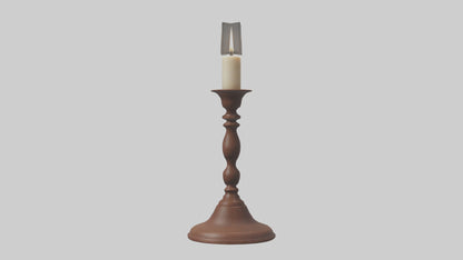 3D model Candlestick model VR / AR / low-poly