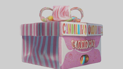 3D model Candy Box model VR / AR / low-poly