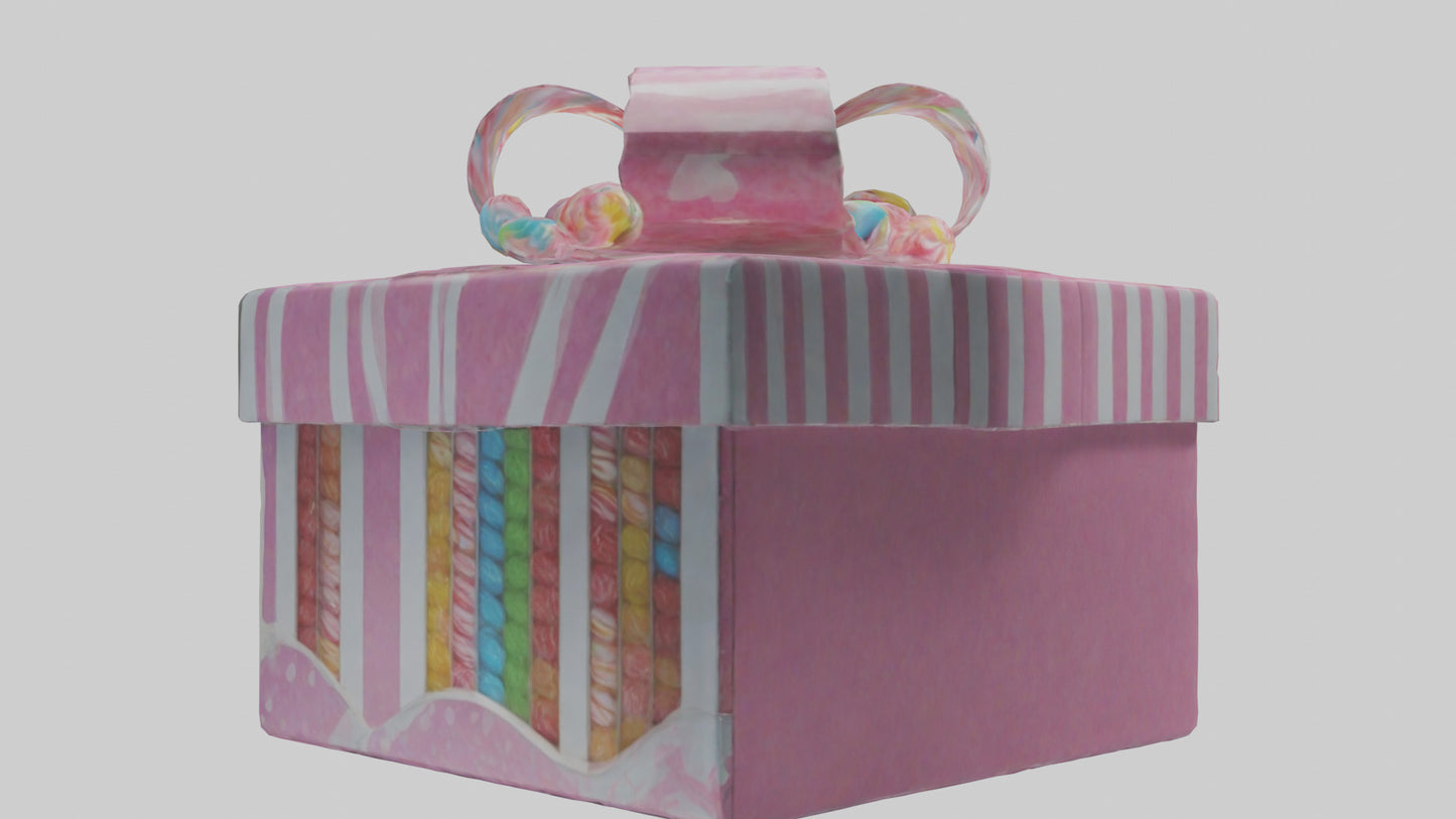 3D model Candy Box model VR / AR / low-poly