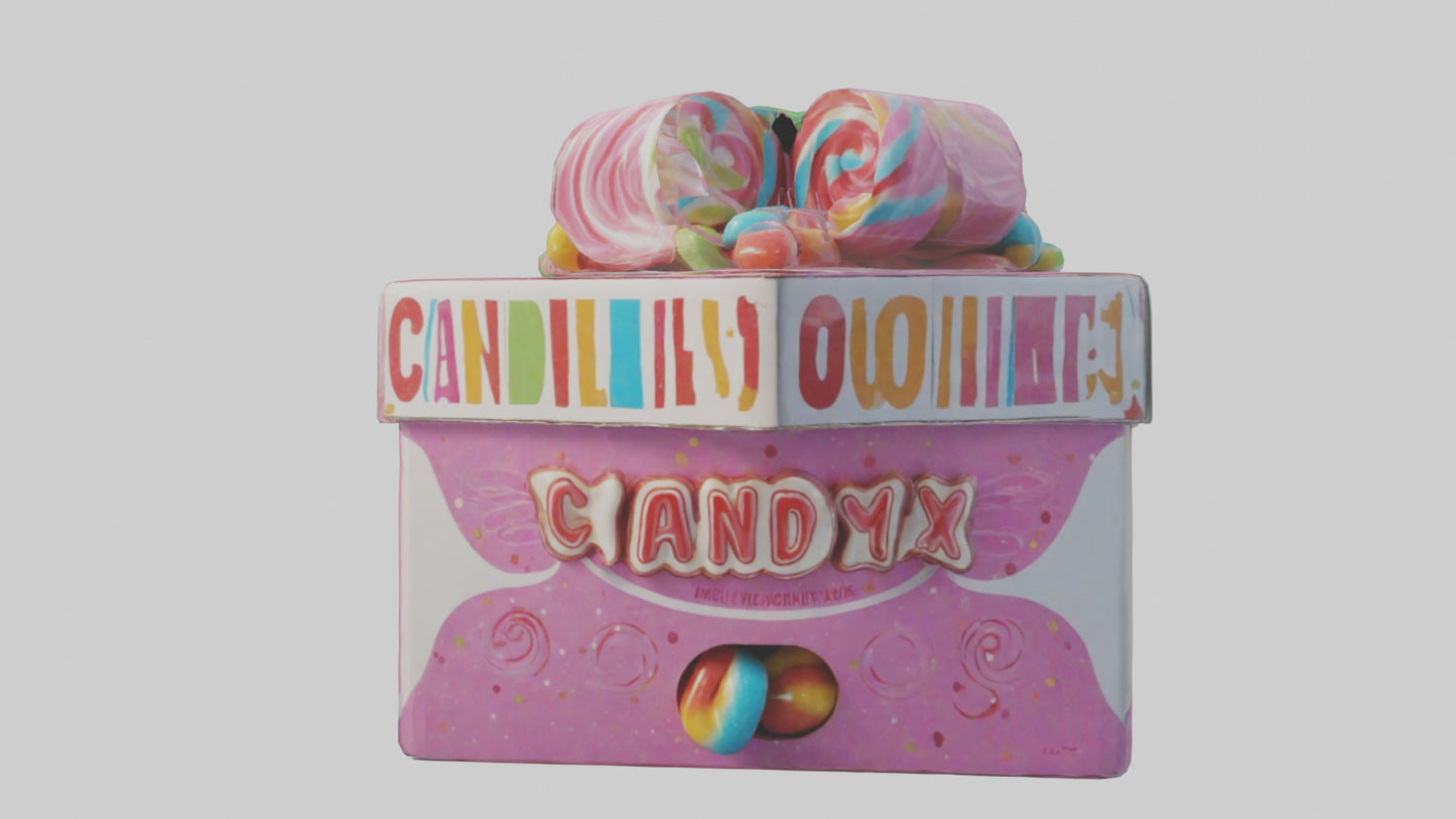 3D model Candy Box model VR / AR / low-poly