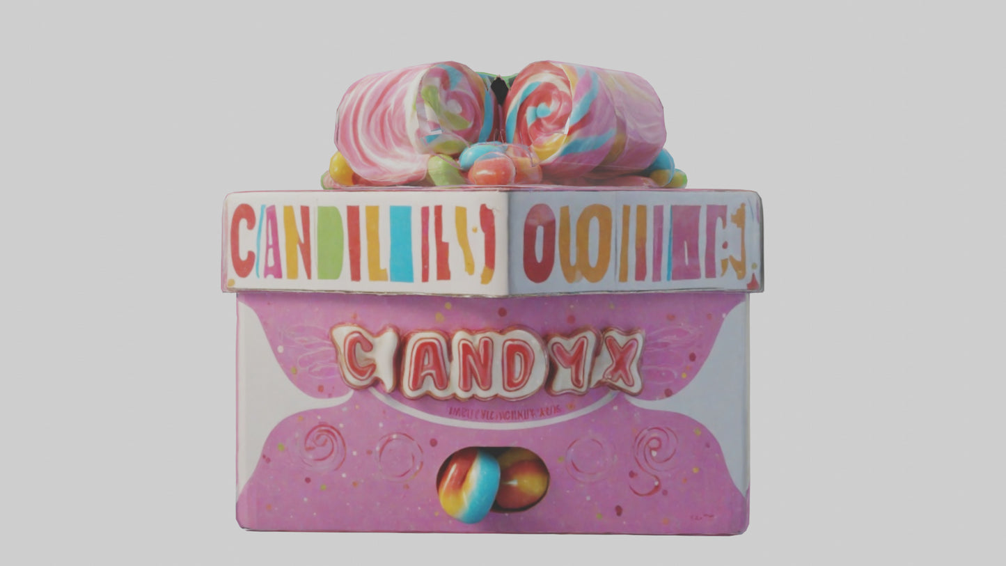 3D model Candy Box model VR / AR / low-poly