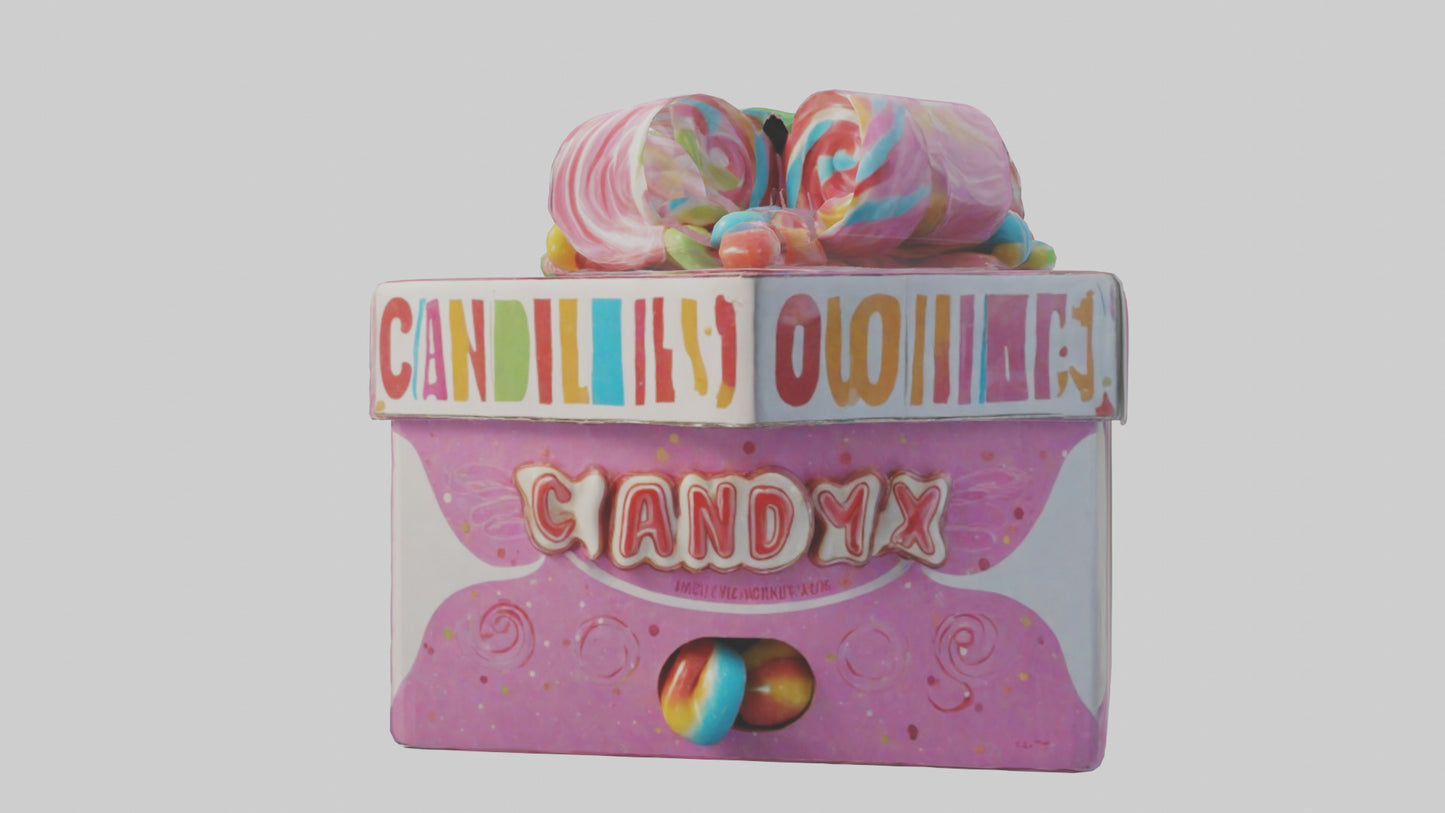 3D model Candy Box model VR / AR / low-poly