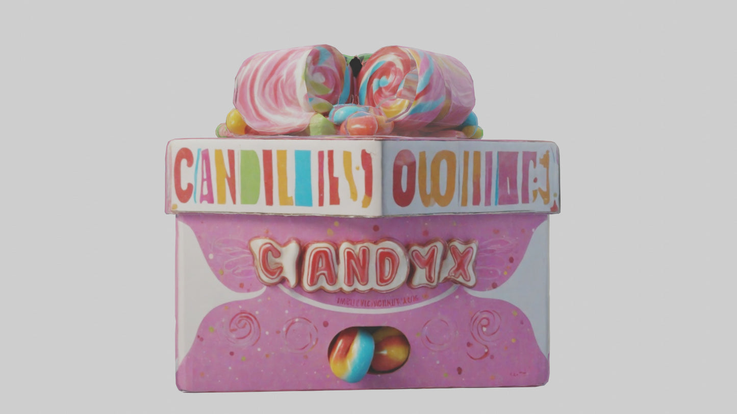3D model Candy Box model VR / AR / low-poly