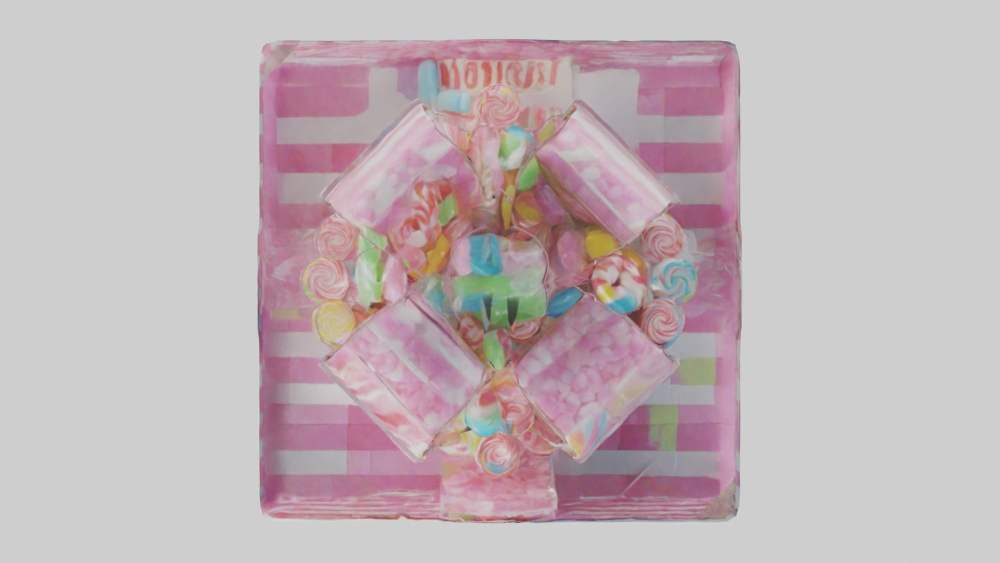 3D model Candy Box model VR / AR / low-poly