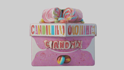 3D model Candy Box model VR / AR / low-poly