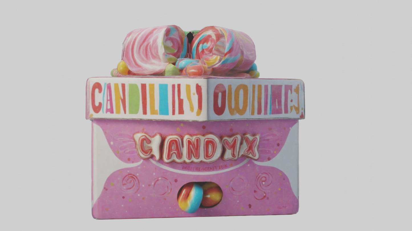 3D model Candy Box model VR / AR / low-poly