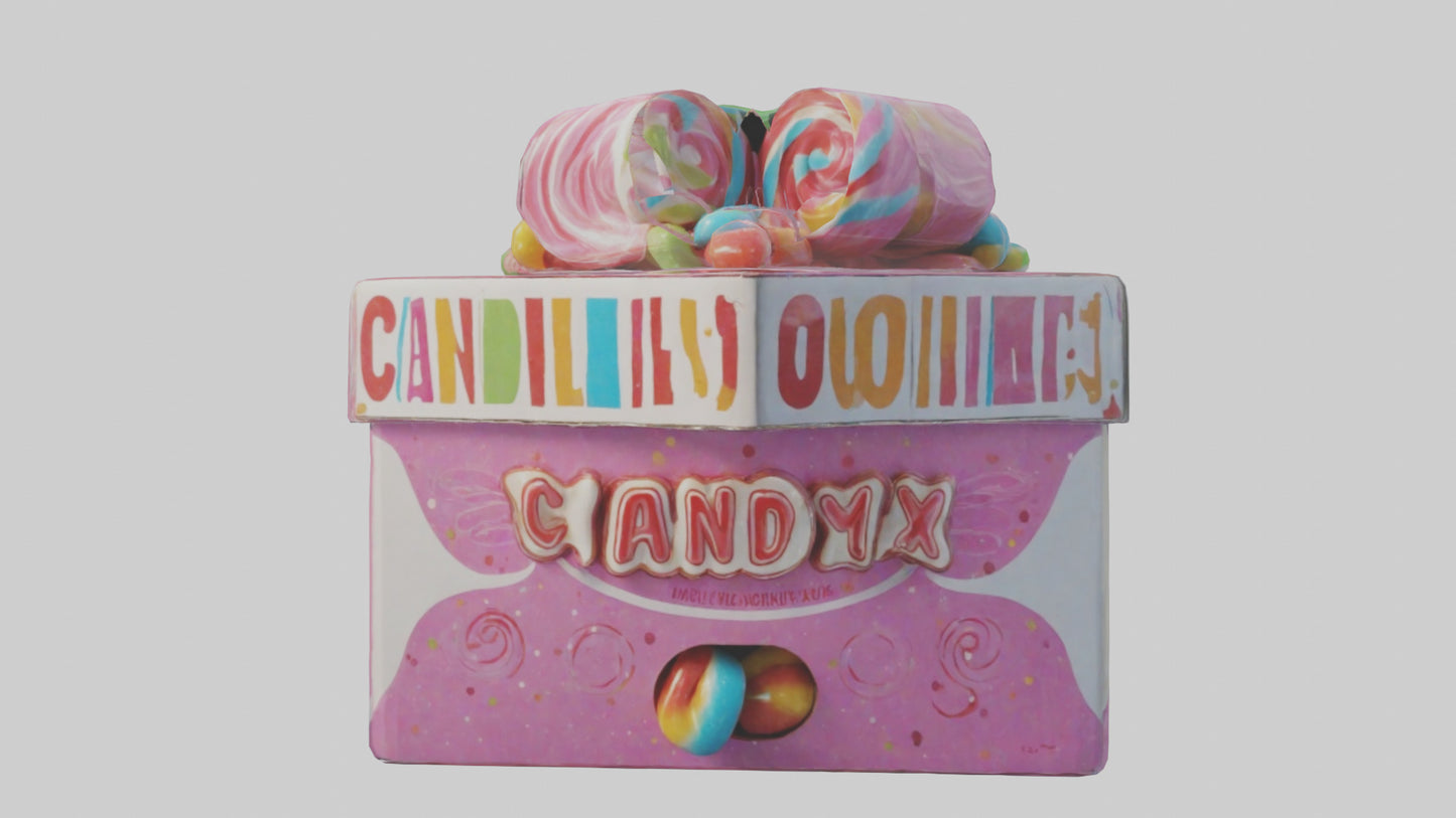 3D model Candy Box model VR / AR / low-poly