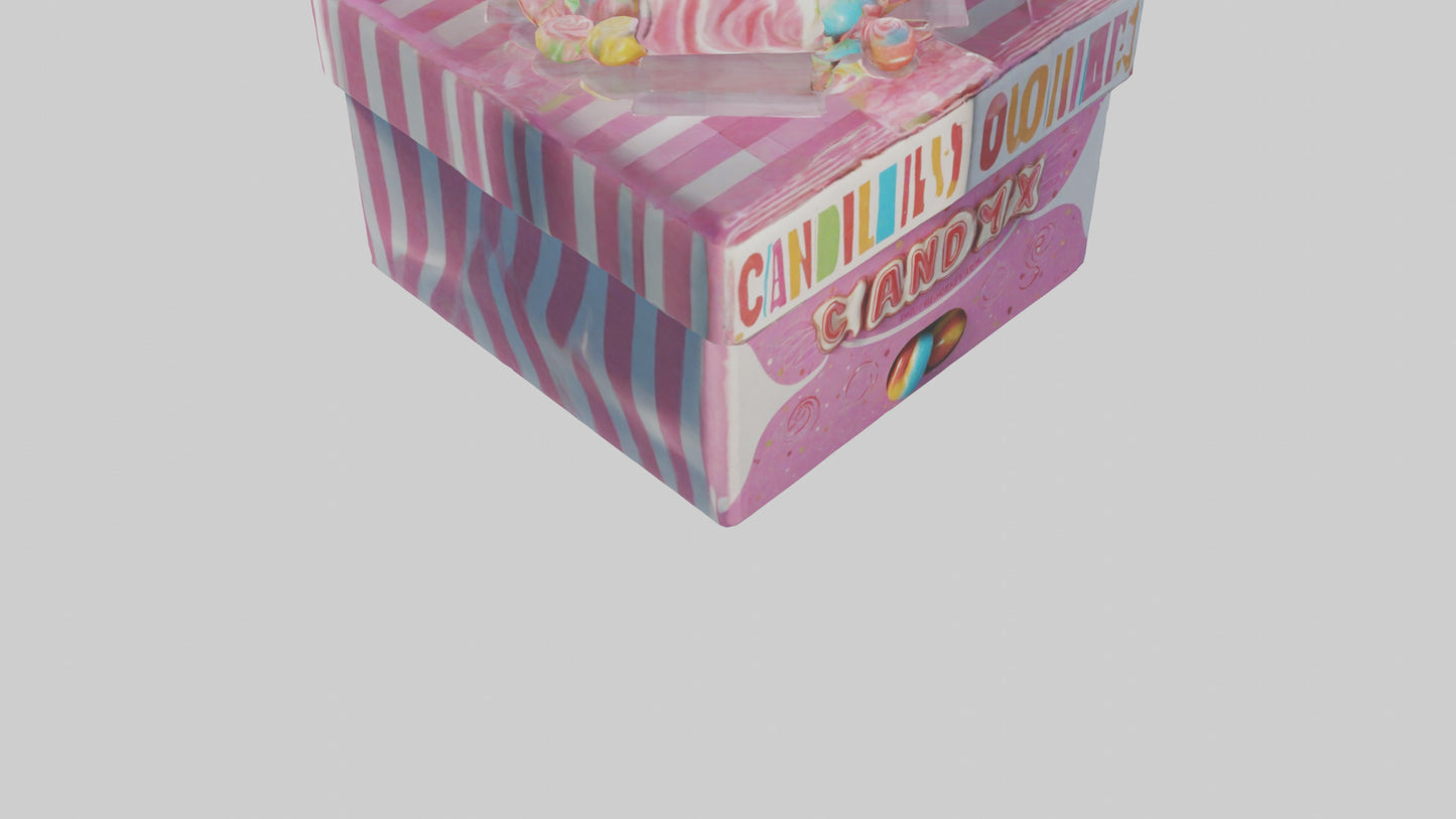 3D model Candy Box model VR / AR / low-poly