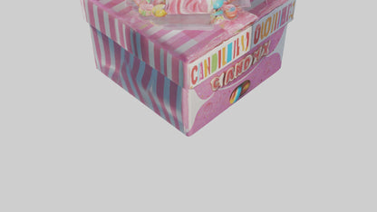 3D model Candy Box model VR / AR / low-poly