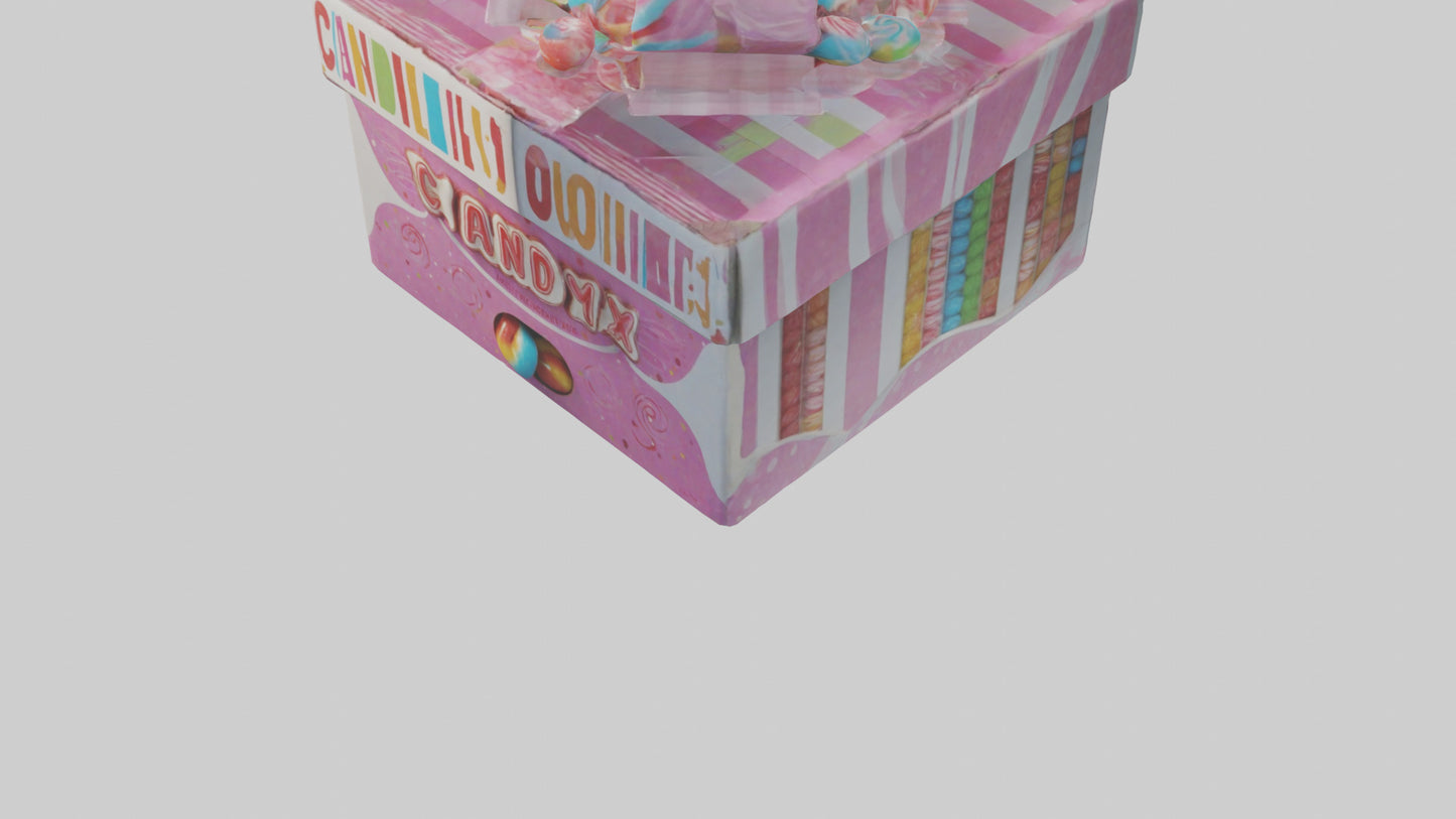 3D model Candy Box model VR / AR / low-poly