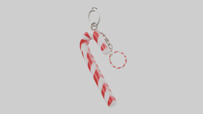 Candy cane keychain model VR / AR / low-poly