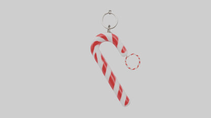 Candy cane keychain model VR / AR / low-poly