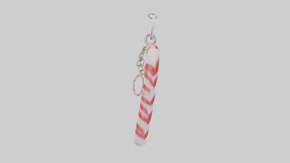 Candy cane keychain model VR / AR / low-poly