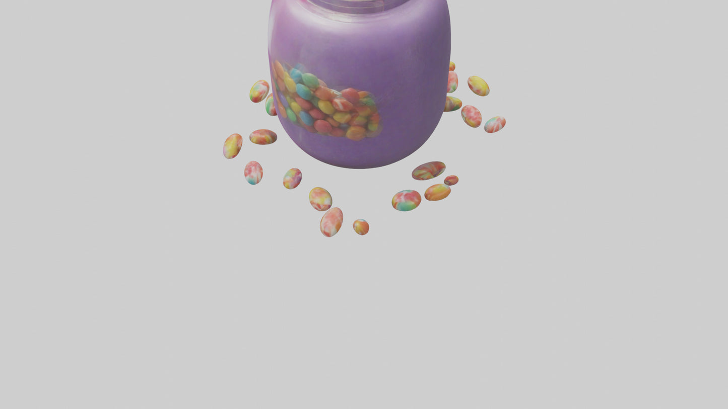 3D model Candy Jar model VR / AR / low-poly