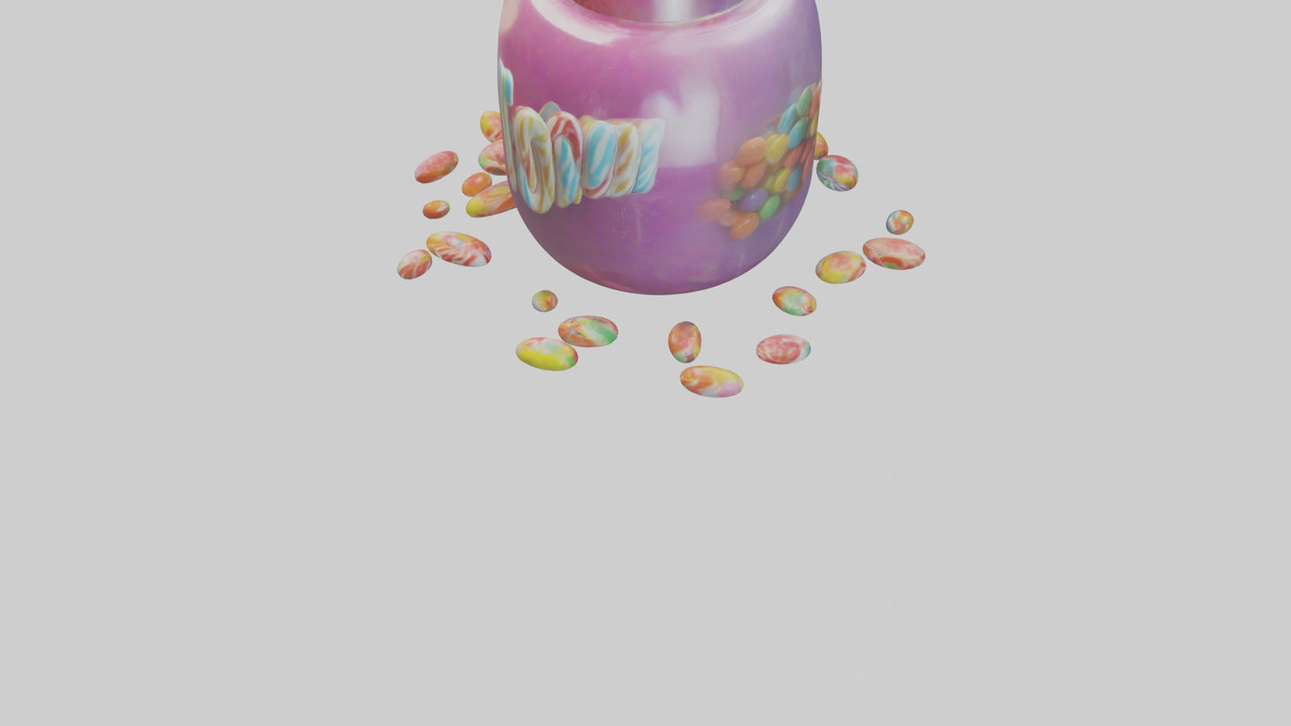 3D model Candy Jar model VR / AR / low-poly