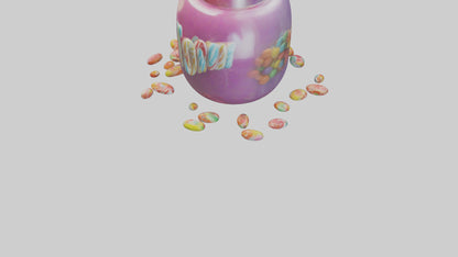 3D model Candy Jar model VR / AR / low-poly