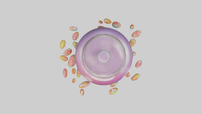 3D model Candy Jar model VR / AR / low-poly