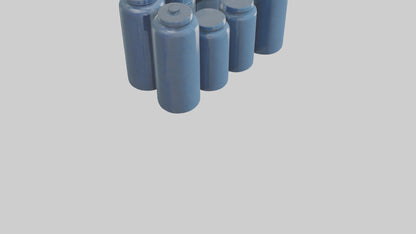 3D model Canisters model VR / AR / low-poly
