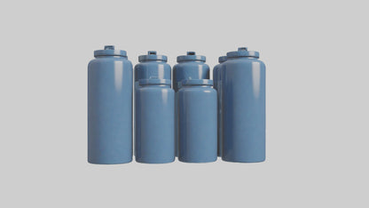 3D model Canisters model VR / AR / low-poly