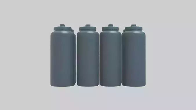 3D model Canisters model VR / AR / low-poly