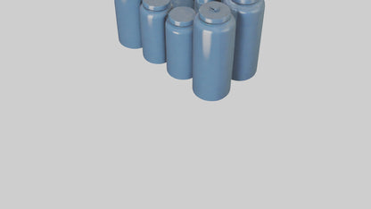 3D model Canisters model VR / AR / low-poly