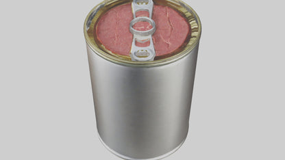 3D model Canned Beef model VR / AR / low-poly