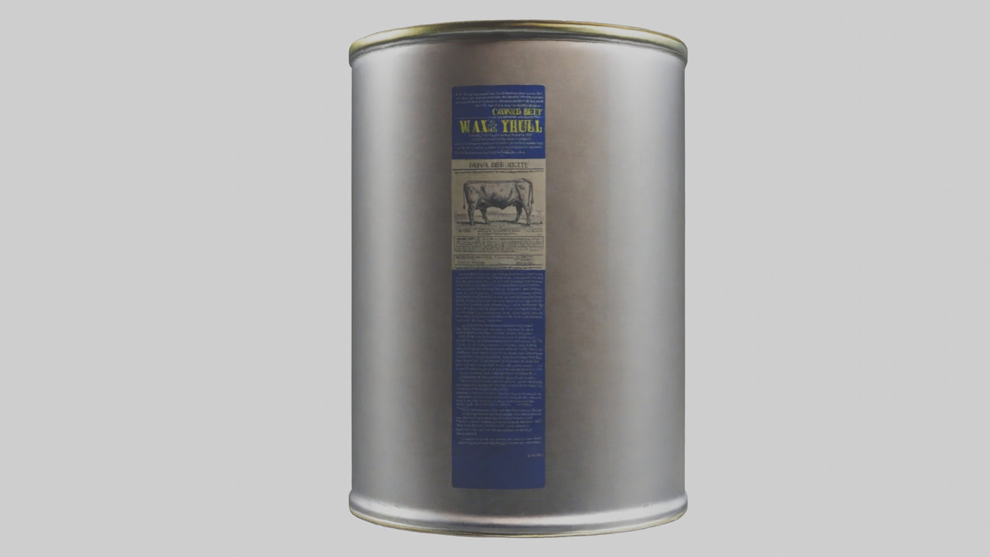 3D model Canned Beef model VR / AR / low-poly
