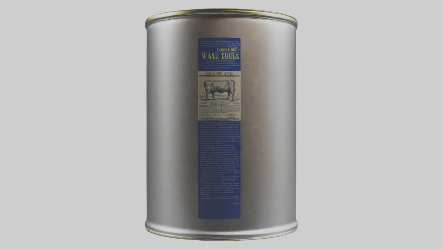 3D model Canned Beef model VR / AR / low-poly