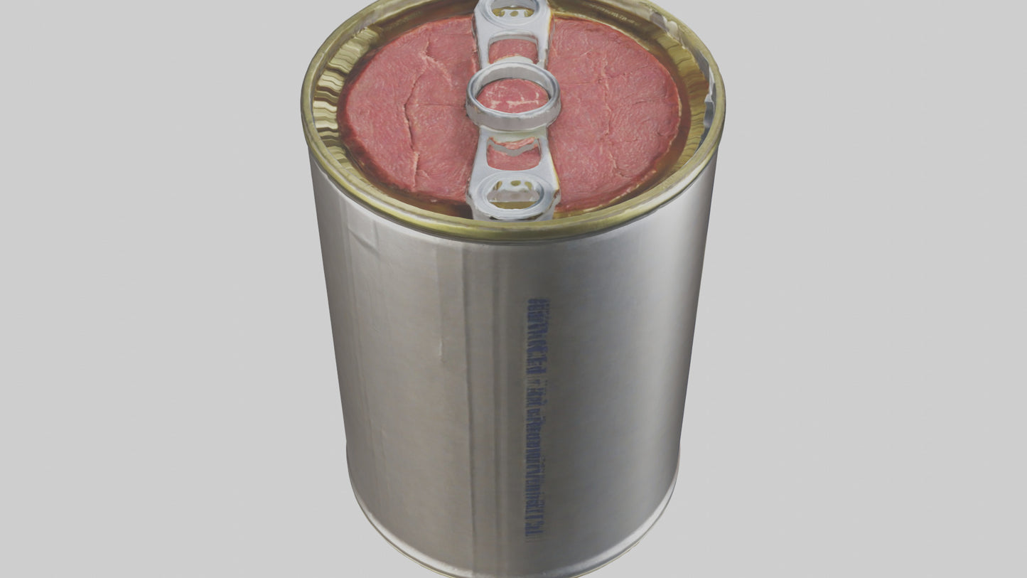 3D model Canned Beef model VR / AR / low-poly
