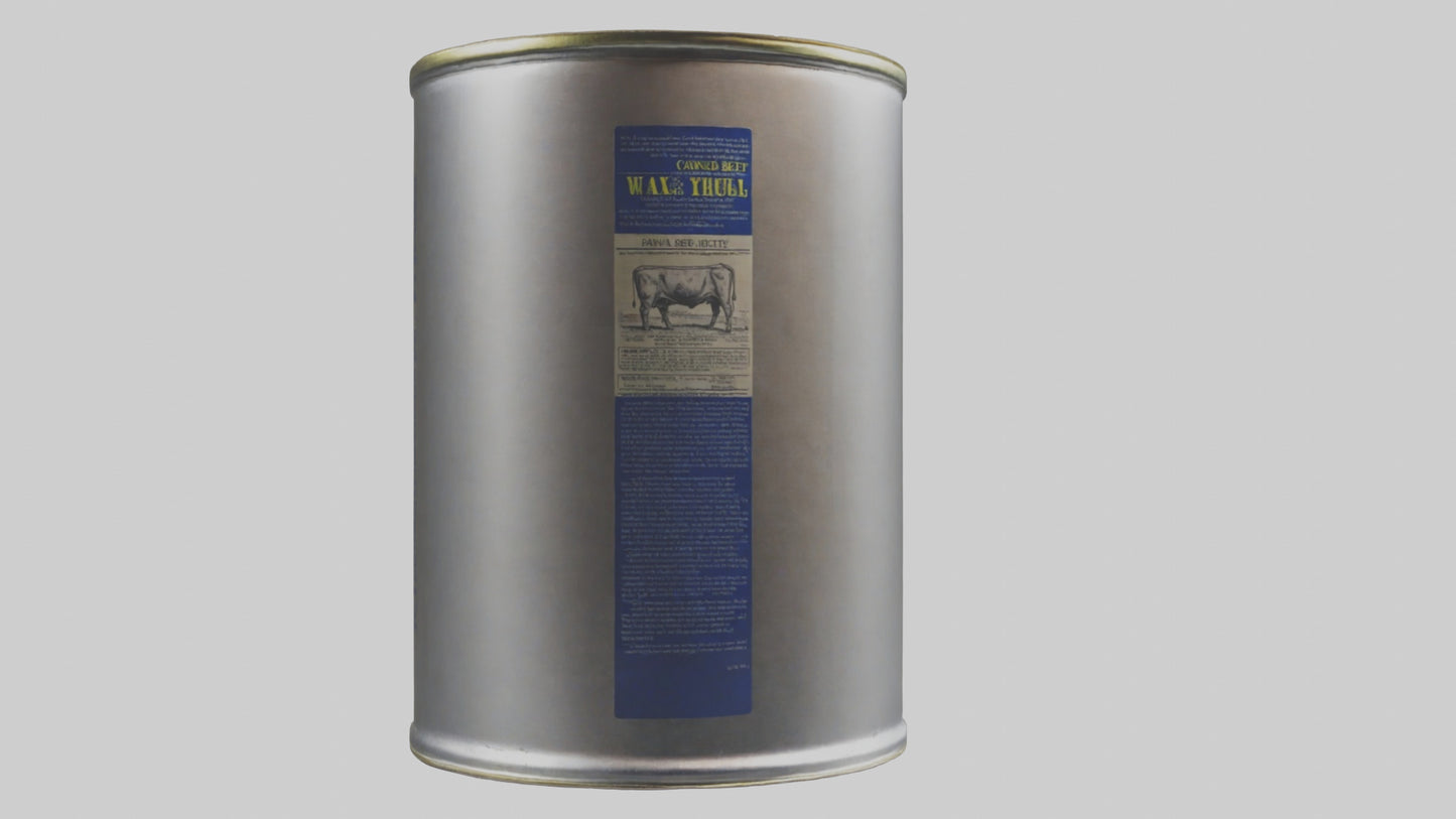 3D model Canned Beef model VR / AR / low-poly