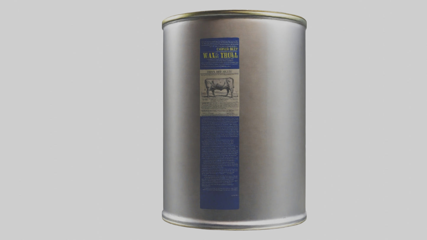 3D model Canned Beef model VR / AR / low-poly