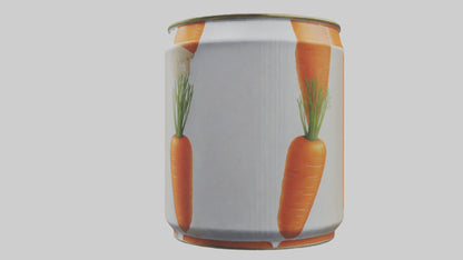 3D model Canned Carrots model VR / AR / low-poly